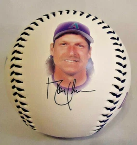 RANDY JOHNSON ARIZONA DIAMONDBACKS 3000TH STRIKEOUT ERROR BASEBALL - Picture 1 of 5