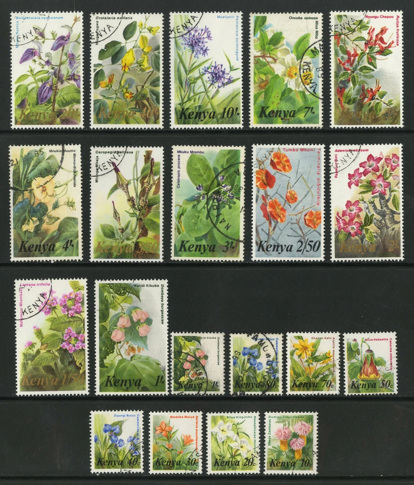 M13514 Kenya 1983 SG257/71 - 1983 Flowers. - image 1 of 1