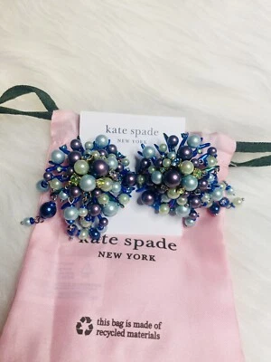 Pendientes Kate Spade Sea Siren KD241 imitación perla azul nuevos Foto 1 de 3