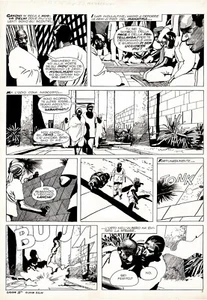 ATTILIO MICHELUZZI - Tavola originale Gandhi: Nuova Delhi p.2 - Foto 1 di 1