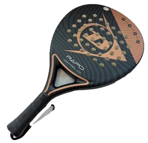 Dunlop Rapid Control 4 Padel Racket Black / Bronze 365gms 38mm - Picture 1 of 7