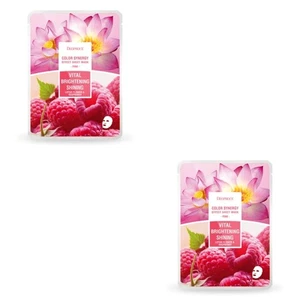 Deoproce Color Synergy Effect Sheet Mask Pink Lotus Flower and Raspberry 20g*10 - Picture 1 of 1