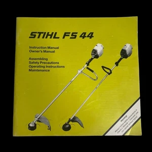 Stihl FS44 Weedeater Instruction Owner's Manual Weed Eater Trimmer 55 Pages - Picture 1 of 12