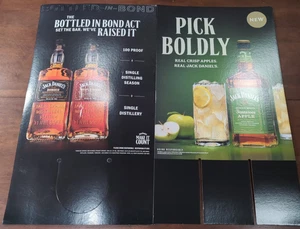 (Lote de 2) Carteles de exhibición publicitarios de tienda de licores de whisky Jack Daniels, Apple - Imagen 1 de 7