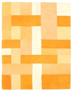 Vintage Hand Woven Traditional Kilim Rug 4'10" x 6'3" Oriental Wool Carpet - Picture 1 of 9