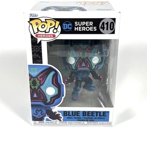Funko Pop! Día De Los Blue Beetle #410 Day of the Dead DC Super Heroes New! - Picture 1 of 8