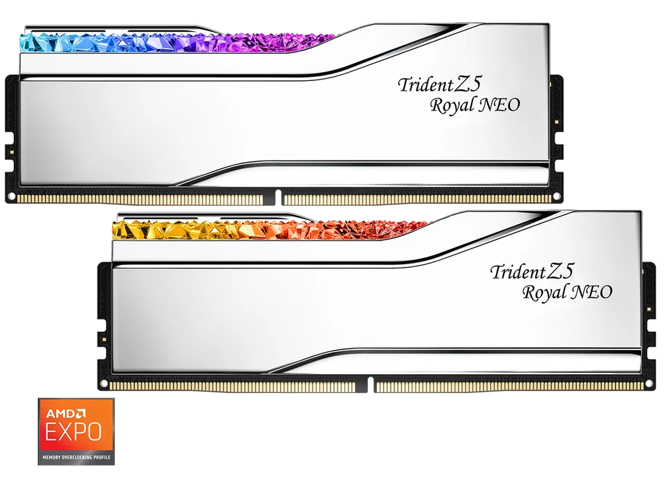 G.SKILL Trident Z Royal Series 64GB (2 x 32GB) 288-Pin PC RAM DDR5 6000 (PC5 480 - Image 1 of 4