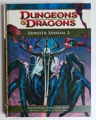 Monster Manual 3. Dungeons and Dragons (D&D) 4ª Edición. Tapa dura. 2010. Foto 1 de 4