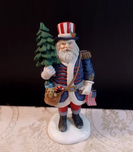 Lenox Collector's Treasury of Santas Patriotic 1996 - Imagen 1 de 3