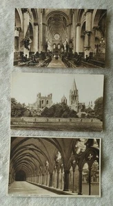 Oxford Real Photo Vintage Postcard 4 Christ Church Cathedral. England - Picture 1 of 24