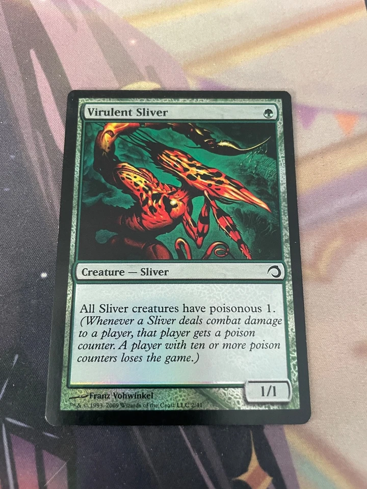 MTG - VIRULENT SLIVER - FOIL - PREMIUM DECK SLIVERS - LP - Image 1 of 1