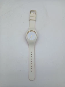 Ice-Watch Classic Quartz White Dial Silicone Strap Wristwatch 10ATM - Picture 1 of 4