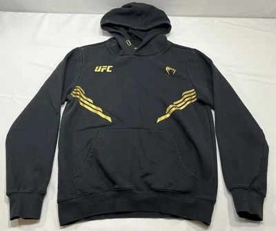 Sudadera con Capucha UFC Venom Para Hombre Negra Y Dorada Adulto Talla Mediana Lucha LEER** Foto 1 de 4