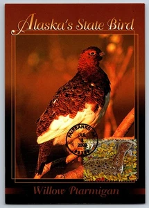 #3802h Arctic Tundra Willow Ptarmigan FDC Maxi Card - Picture 1 of 2