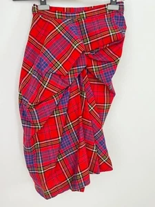 Vivienne Westwood Red Mac Bustle Skirt Size/UK12/US13 used item 1993-1994 Japan- - Picture 1 of 11