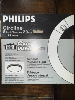 391169 Philips FC8T9/COOL WHITE PLUS 22W Circular Fluorescent Lamp - Image 1 of 2