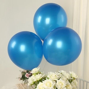 10 ROYAL BLUE 18" Biodegradable Latex Balloons Party Wedding Decorations Sale - Picture 1 of 8