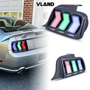 Color Changing LED Tail Lights for 2005-2008 2009 Ford Mustang GT w/Sequential - Bild 1 von 21