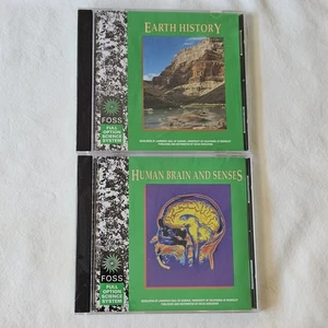 Earth History + Human Brain Senses CD FOSS Science System Education Windows MAC - Picture 1 of 4