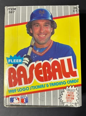 1989 Fleer 棒球蜡盒 - 盒代码 90342 - 可能的 Ripken 变体 — 第 1/4 张图片