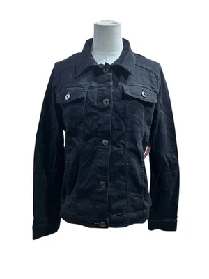 Wrangler Authentics女式夹克大号黑色 — 第 1/4 张图片