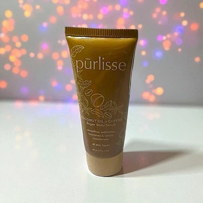 Purlisse Coconut Oil + Coffee Sugar Body Scrub NWOB & Sealed 0.7 fl oz - Image 1 of 4
