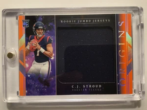 2023 Panini Origins Rookie Jumbo Jerseys ORANGE #/75 C.J. Stroud RC #52/75 - Picture 1 of 11
