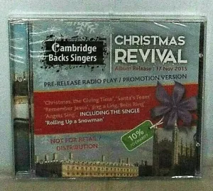 Cambridge Backs Singers CHRISTMAS REVIVAL CD NEW SEALED DJ Radio Play CD - Bild 1 von 3