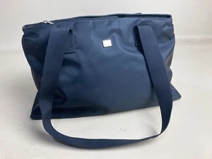 Oroton Ladies Black Travel Tote Bag Luggage Heavy Fabric GC - Picture 1 of 10