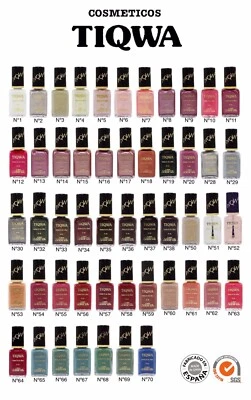 LACA DE UÑAS TIQWA - Precio por unidad, No por el Lote Completo. - Imagen 1 de 4