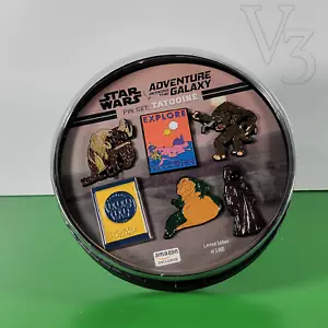 Juego de prendedores Disney Star Wars Adventure Across the Galaxy: TATOOINE con estuche | 6 PINS - Imagen 1 de 6