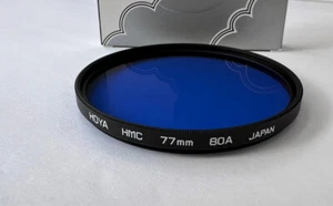 Hoya 77mm HMC 80A 80-A 80 A C12 Color Conversion Lens Filter Japan Multi Coat - Picture 1 of 4