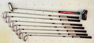 Tour Edge C722 Irons 5-PW, GW Reg Flex, New Grips, Plus Putter - Picture 1 of 10