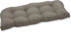 Monti Chino Solid Indoor/outdoor Wicker Patio Sofa/swing Cushion Tufted, Weather