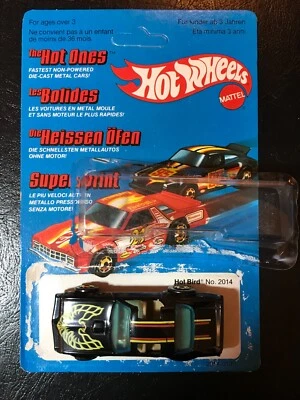 Hot Wheels 1982 International The Hot Ones 1977 Black Hot Bird - Burbuja separada Foto 1 de 4