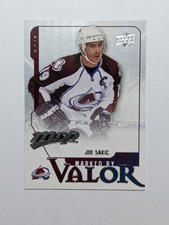 2008-09 Upper Deck MVP Marked By Valor Joe Sakic #MV2