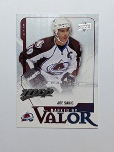 2008-09 Upper Deck MVP Marked By Valor Joe Sakic #MV2
