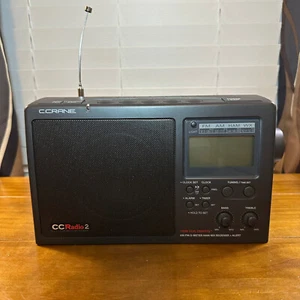 Radio grúa C usada 2 AM/FM, NOAA clima, banda de ham de 2 metros banda WX portátil - Imagen 1 de 15