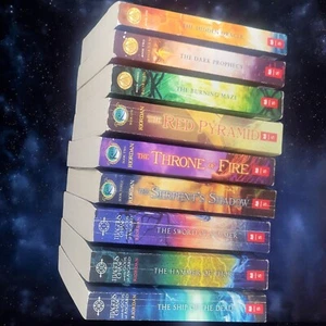 Lot 9 Rick Riordan Trilogy Books Trials Apollo Magnus Chase Kane Chronicles PB  - Picture 1 of 13