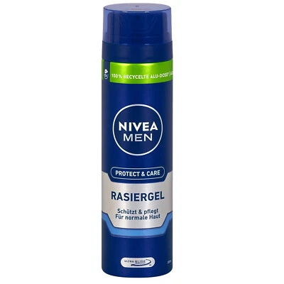 200ml Nivea Men Rasiergel Protect & Care mit Aloe Vera Rasur Pflege