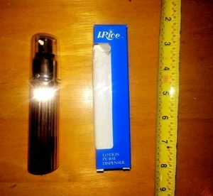 Irving W Rice Purse Lotion Dispenser In Original Box - Imagen 1 de 3