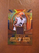 Amari Cooper 2023 Panini Gold Standard Gold Rush /299 Memorabilia Patch Browns 