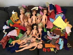 Vintage Ideal Growing Hair Doll Lot, 11 Dolls, Many Clothes. Read. - Picture 1 of 1