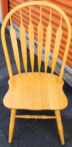 Bent Wood Side Chair – VGC - Solid Wood - LOVELY CONTEMPORARY CHAIR -Gently Used - Picture 1 of 15