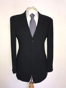 ARMANI COLLEZIONI - Mens NAVY BLUE WOOL SUIT - 38 Reg - W32 L29 - CLASIC FIT - Picture 1 of 10