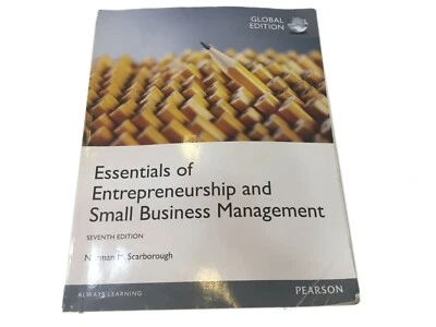 Investment Book Essentials of Entrepreneurship & Small Business Management Rare - Image 1 of 4