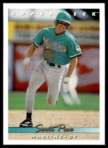 1993 Upper Deck #762 Scott Pose Rookie Florida Marlins - Imagen 1 de 2