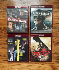 Lot Of 4 Movies Hd-Dvd 300 Black Rain Italian Job Pitch Black Hddvd Hd Dvd Clean