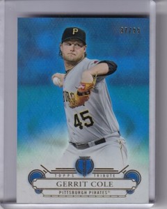 2014 TOPPS TRIBUTE #94 GERRIT COLE BLUE PITTSBURGH PIRATES 37/99 8220