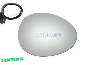 Espejo retrovisor exterior de vidrio para Mini Cooper, Clubman, Countryman lado del pasajero derecho 5608 - Imagen 1 de 10